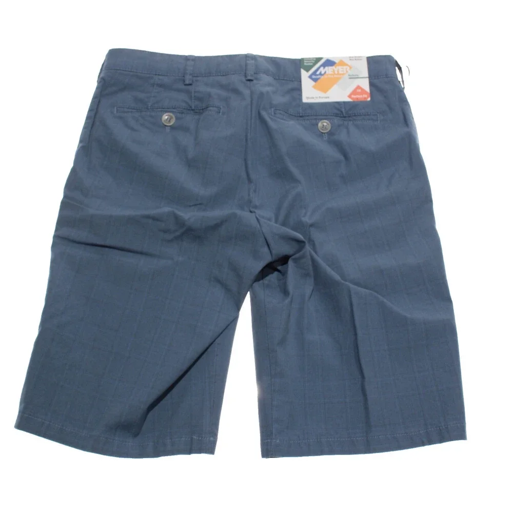 Meyer NWT Bermuda / Casual Shorts Size 46 (US 30) B-Palma in Blue Cotton Blend